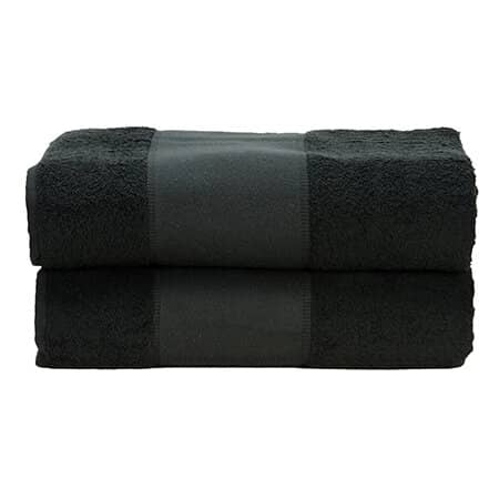 A&R PrintMe Bath Towel Black