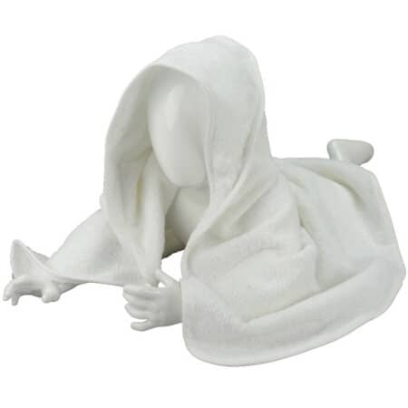 A&R Baby Hooded Towel White|White|White