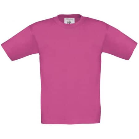 B&C T-Shirt Exact 150 / Kids Fuchsia