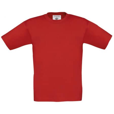 B&C T-Shirt Exact 150 / Kids Red