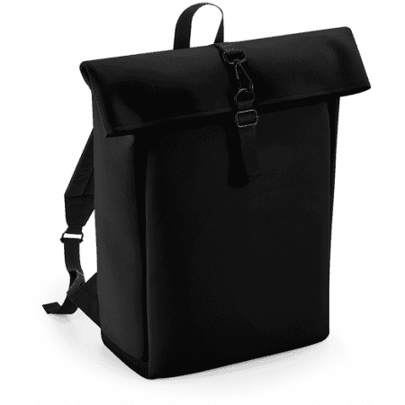 BagBase Matte PU Roll-Top Backpack 