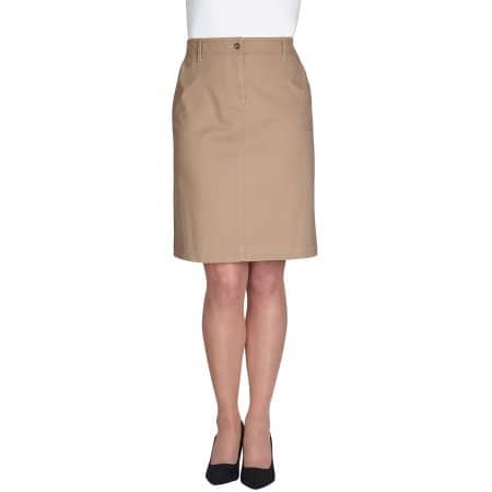 Brook Taverner Business Casual Collection Austin Chino Skirt 
