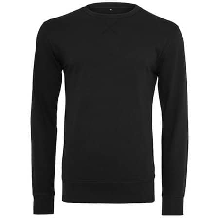 Build Your Brand Light Crew Sweatshirt Black