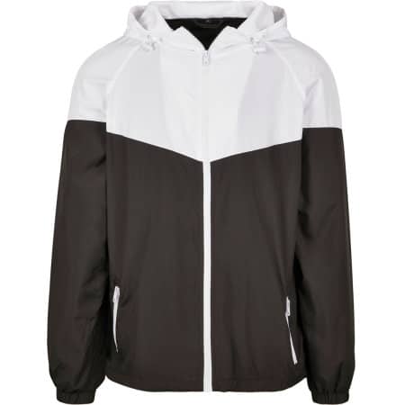 Build Your Brand 2-Tone Tech Windrunner 