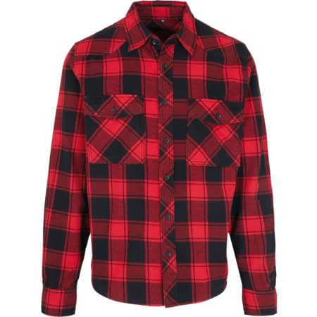 Build Your Brandit Check Shirt Red-Black