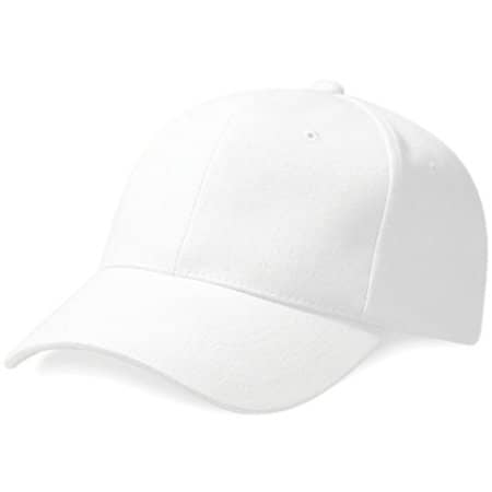Beechfield Pro-Style Heavy Brushed Cotton Cap White