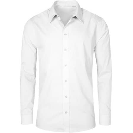 Promodoro Men`s Poplin Shirt Long Sleeve White