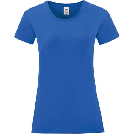 Fruit of the Loom Ladies Iconic T Royal Blue