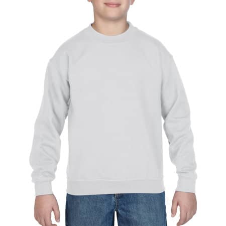 Gildan Heavy Blend™ Youth Crewneck Sweatshirt White