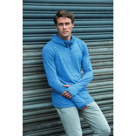 Just Cool Men`s Cool Cowl Neck Top 