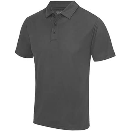 Just Cool Cool Polo Charcoal (Solid)