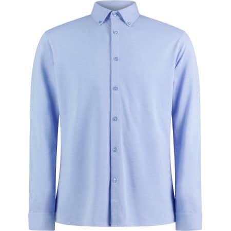 Kustom Kit Tailored Fit Superwash® 60º Pique Shirt Long Sleeve 