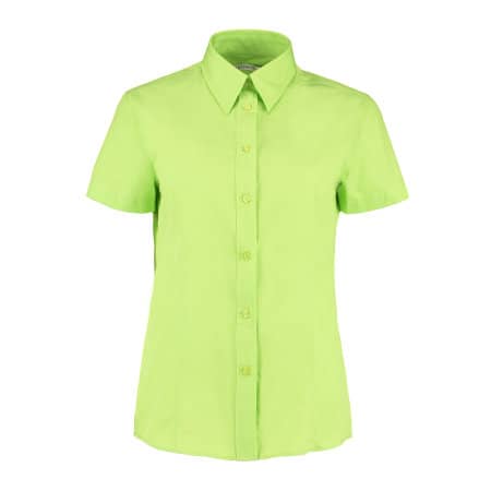 Kustom Kit Women`s Workforce Poplin Shirt Short Sleeve 