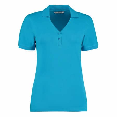 Kustom Kit Sophia Comfortec® V Neck Polo Shirt 