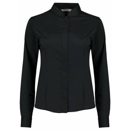 Bargear Women`s Bar Shirt Mandarin Collar Long Sleeve 