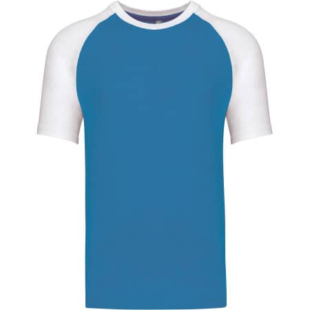 Kariban Baseball-Shirt, zweifarbig 