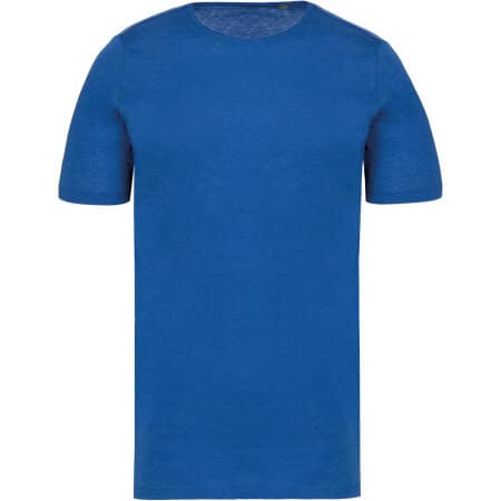 Kariban Bio-T-Shirt mit kurzen Ärmeln und ungesäumten Halsausschnitt 