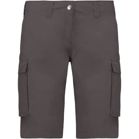 Kariban Leichte Bermuda-Shorts für Damen mit mehreren Taschen 