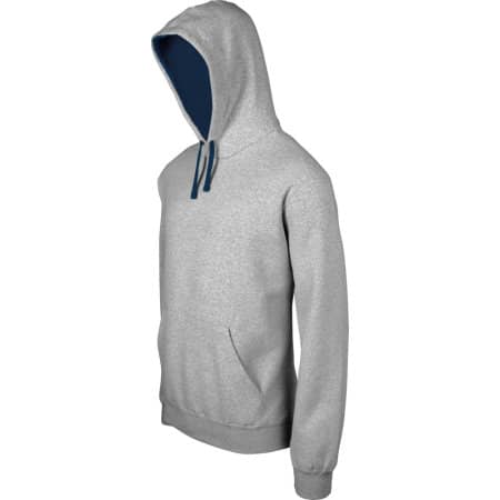 Kariban Contrast Hooded Sweatshirt 