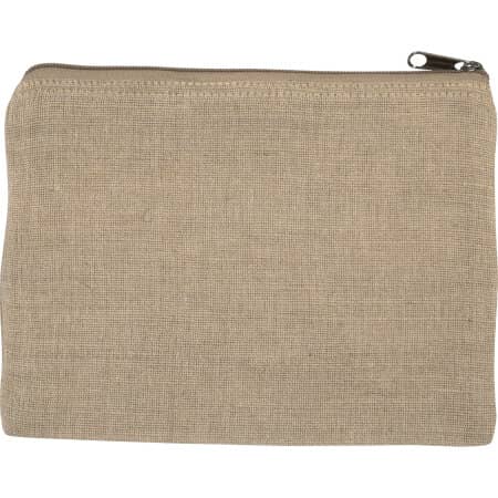 Kimood Kleine Tasche aus Jute-Baumwollmischgewebe - Natural 