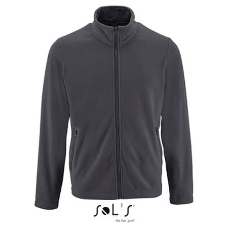SOL´S Men`s Plain Fleece Jacket Norman Charcoal Grey (Solid)
