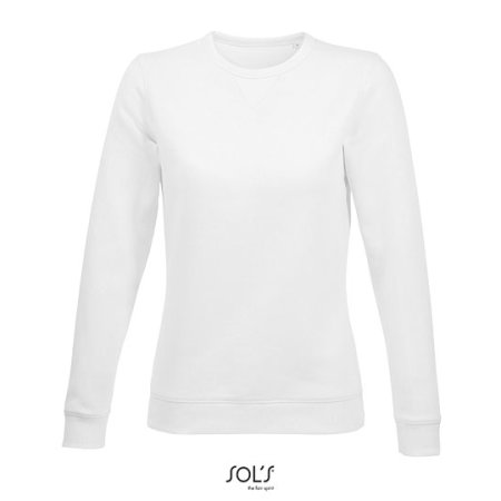 SOL´S Women´s Round Neck Sweatshirt Sully White
