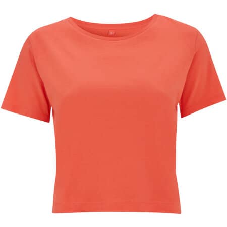 Continental Clothing Women`s Cropped Jersey T-Shirt 