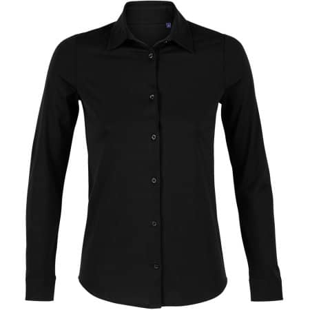NEOBLU Women´s Mercerised Shirt Balthazar Deep Black