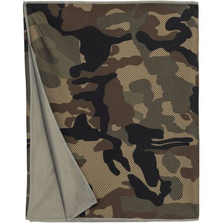 PROACT® Erfrischendes Sport-Handtuch - Camouflage 
