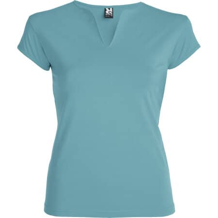 Roly Belice Woman T-Shirt Turquoise 12