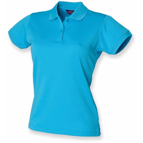 Blaue Poloshirts für Damen günstig im Großhandel