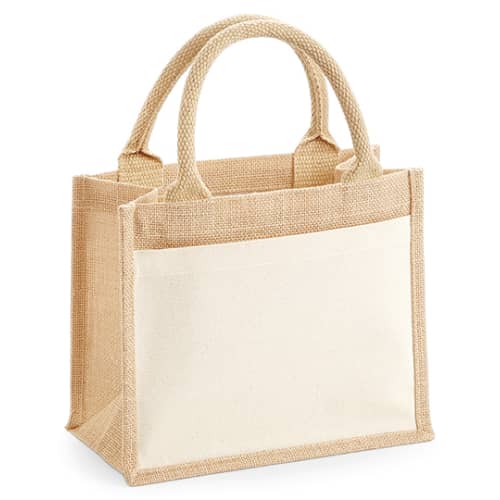  PromotionGift Einkaufstasche mit Holzgriffen. 600D Polyester -  40x16x39.5cm