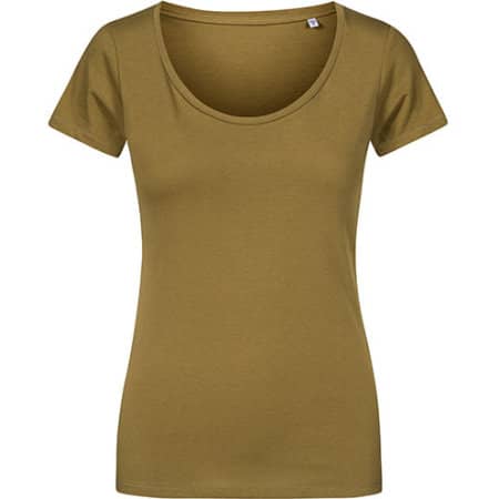 X.O by Promodoro Women´s Deep Scoop T-Shirt 