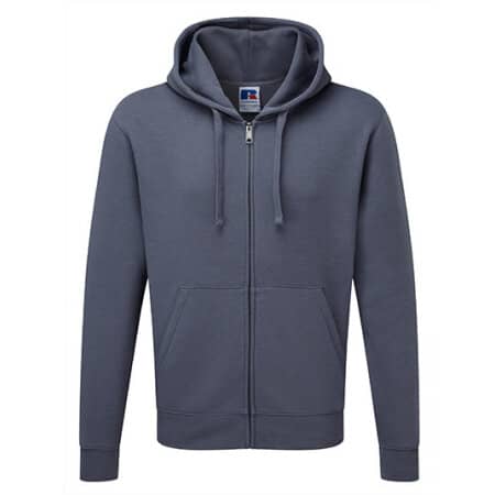 Russell Authentic Zipped Hood Convoy Grey (Solid)