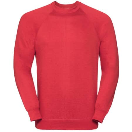 Russell Raglan-Sweatshirt Bright Red